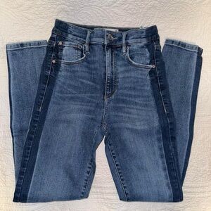 garage two tone skinny jeans